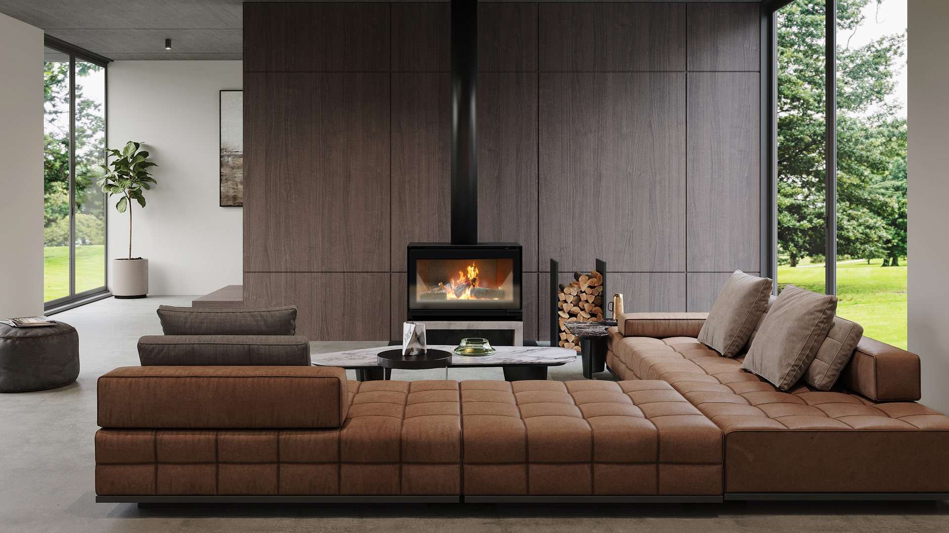 Alisa’s Adelaide family haven with Escea DS Series Fireplace