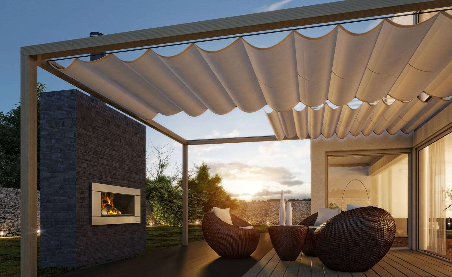 escea ew5000 evening render