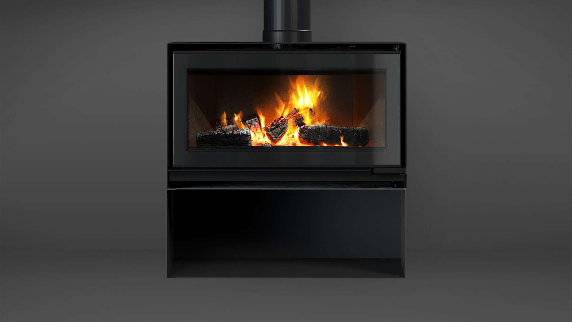 Escea TFS1000 Freestanding Wood Fireplace I Stoke Fireplace Studio