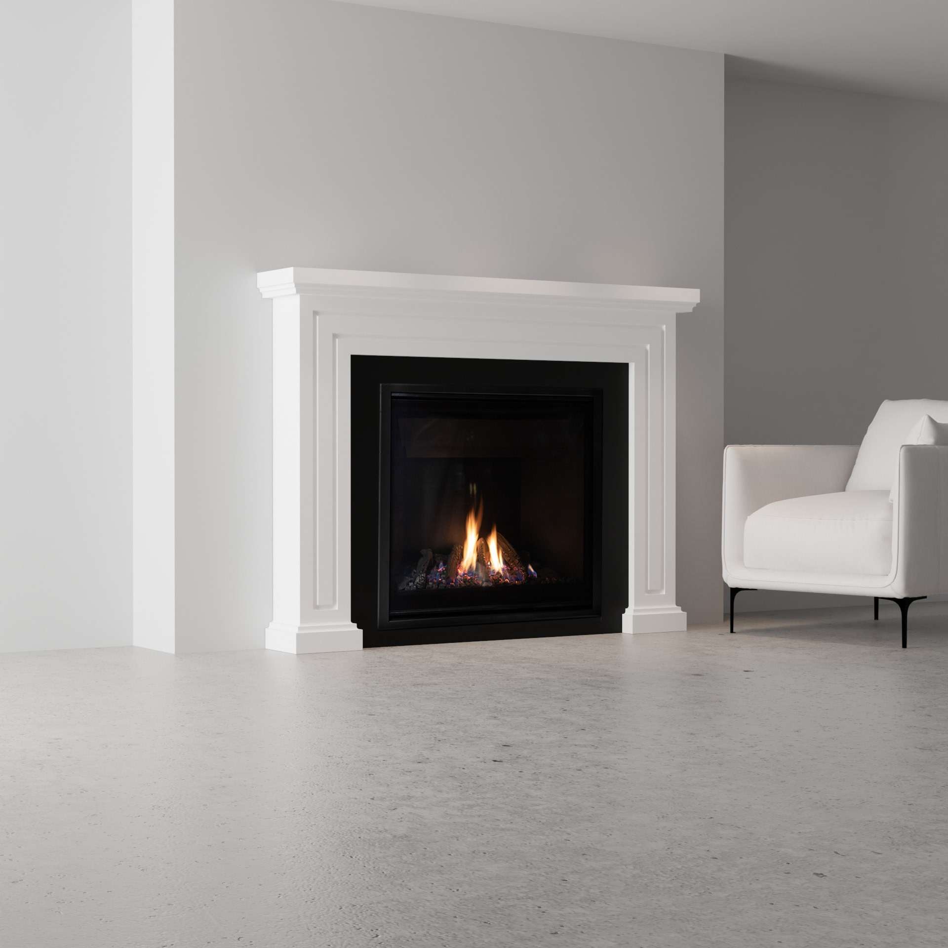 Escea Classic Mantel Large