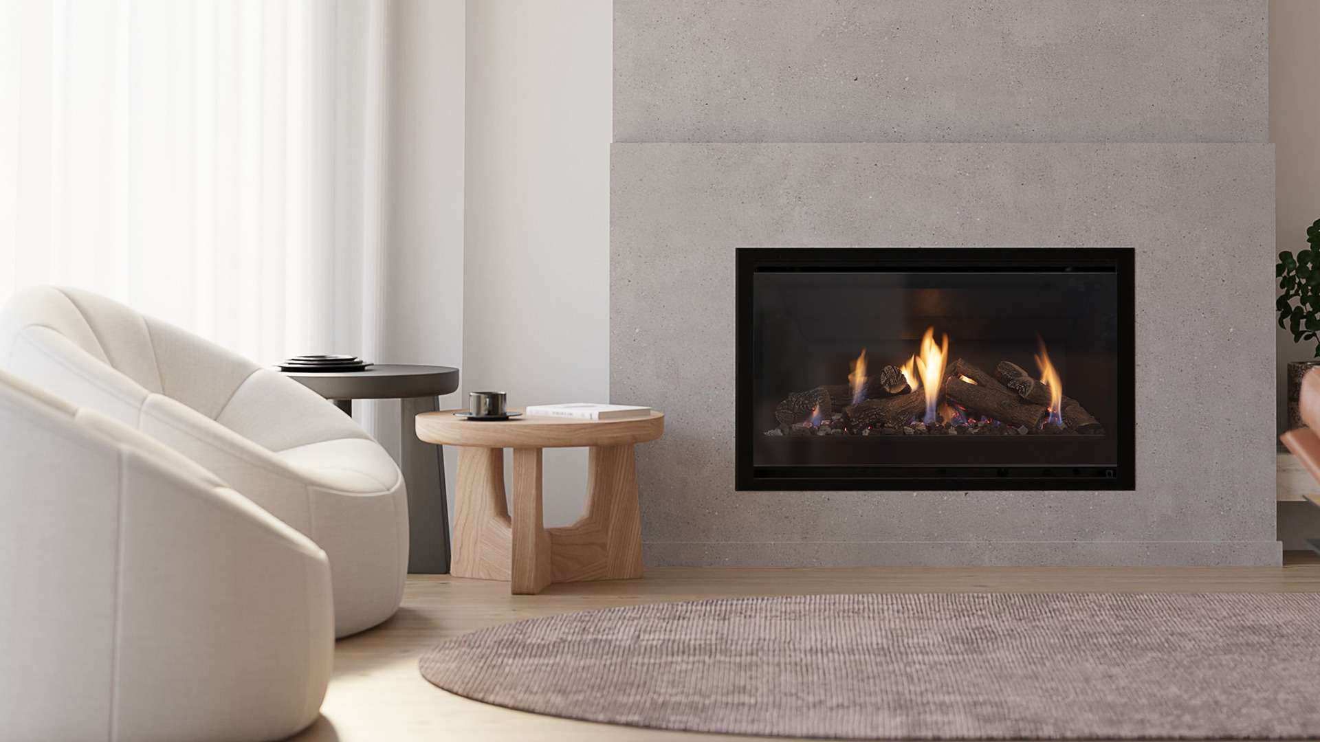 Escea’s team of skilled engineers and designers brings you the enhanced 2024 Escea DF Series Gas Fireplaces for the most realistic flame experience.