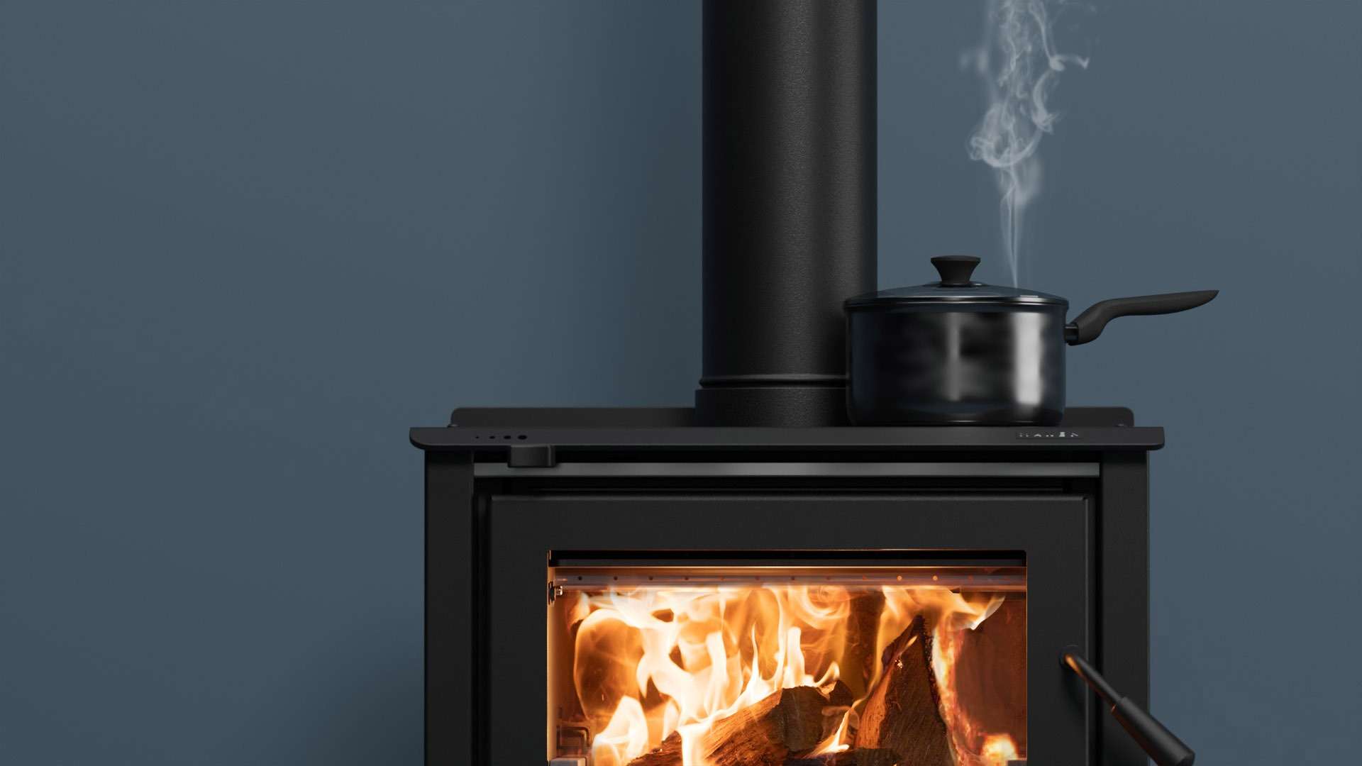 Maxen Henley Wood Fireplace 6mm Cooktop
