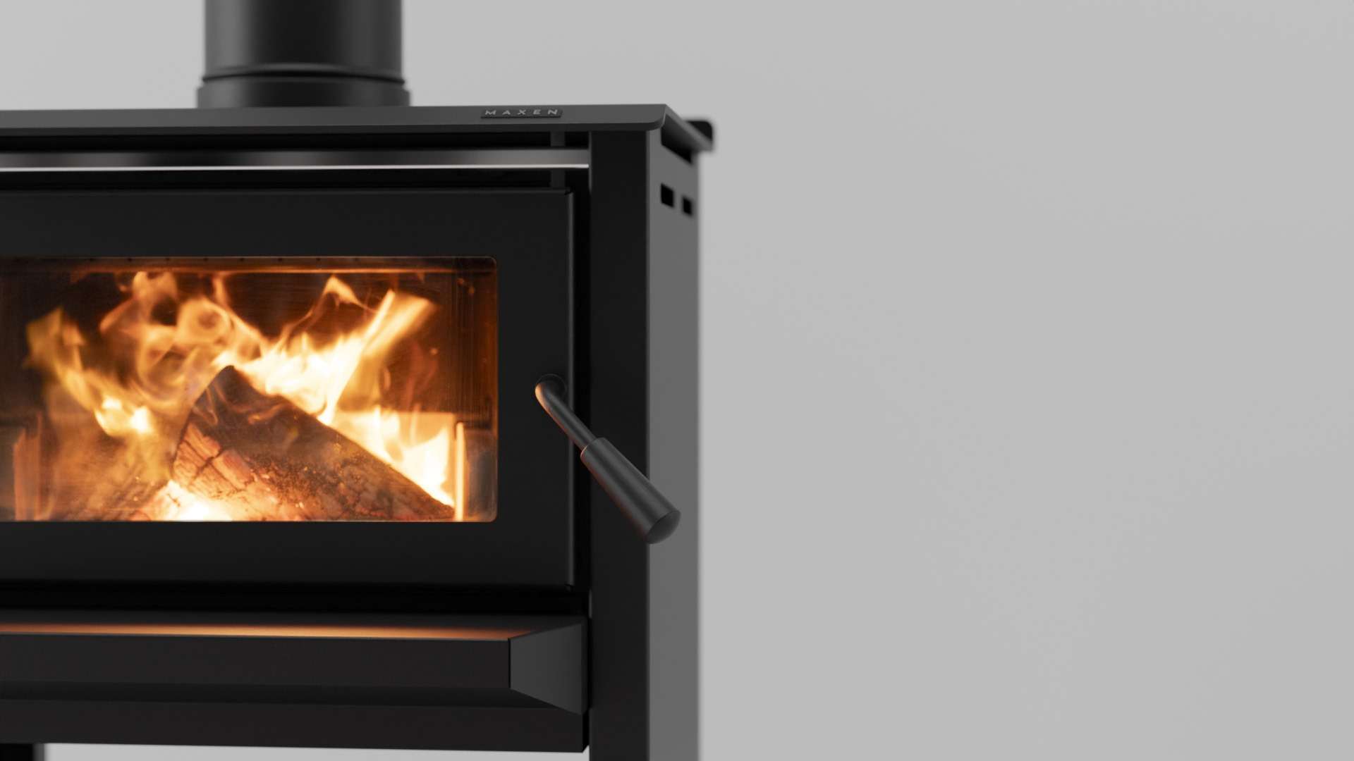 Maxen Henley Wood Fireplace Soft-lock Handle