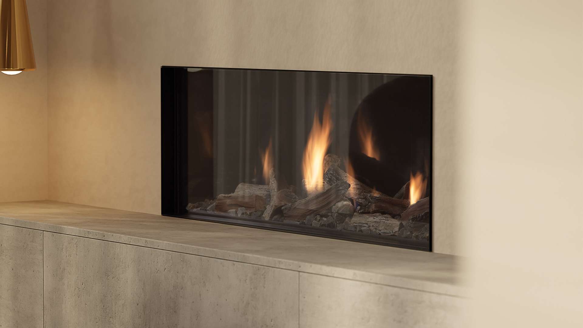 MODE KB1150 Single Sided Gas Fireplace