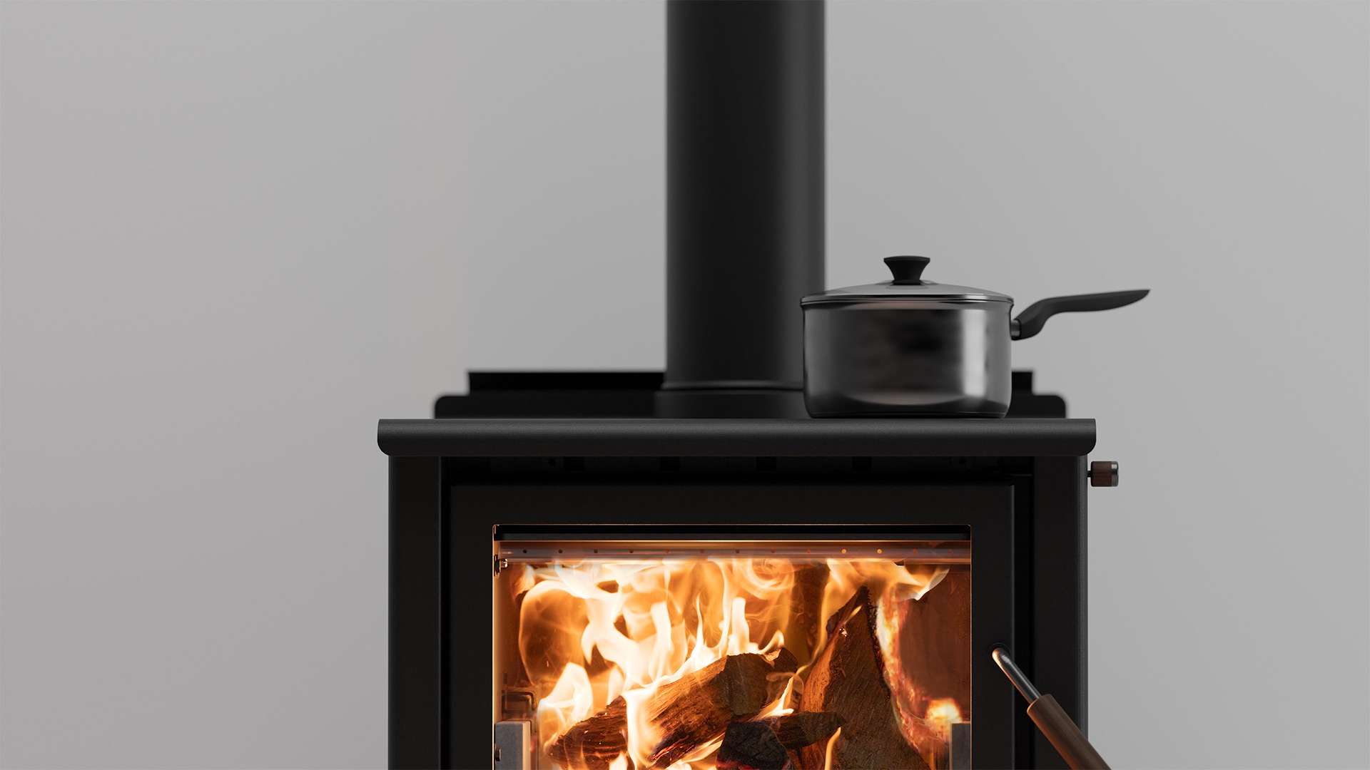 Maxen Wood Fireplace Cooktop