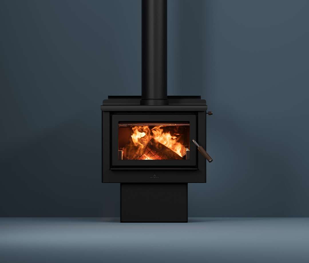 Maxen Kinmont 350 Pedestal Wood Fireplace
