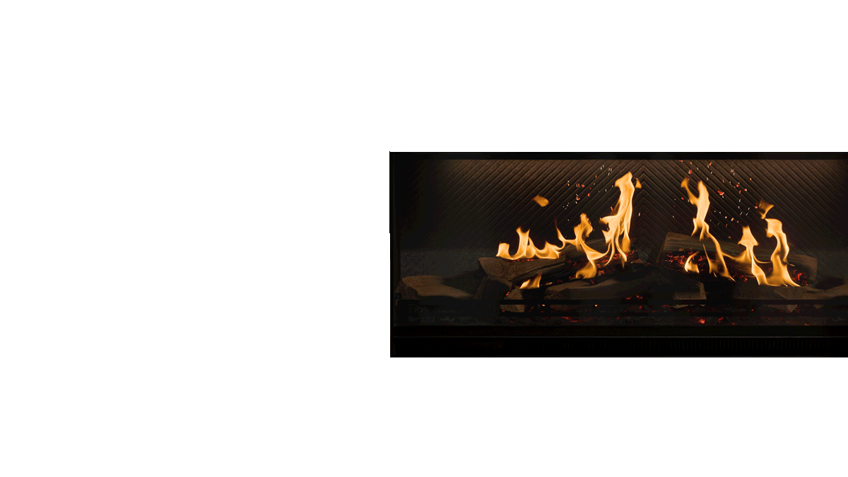 Escea LE1000 Electric Fireplace animated