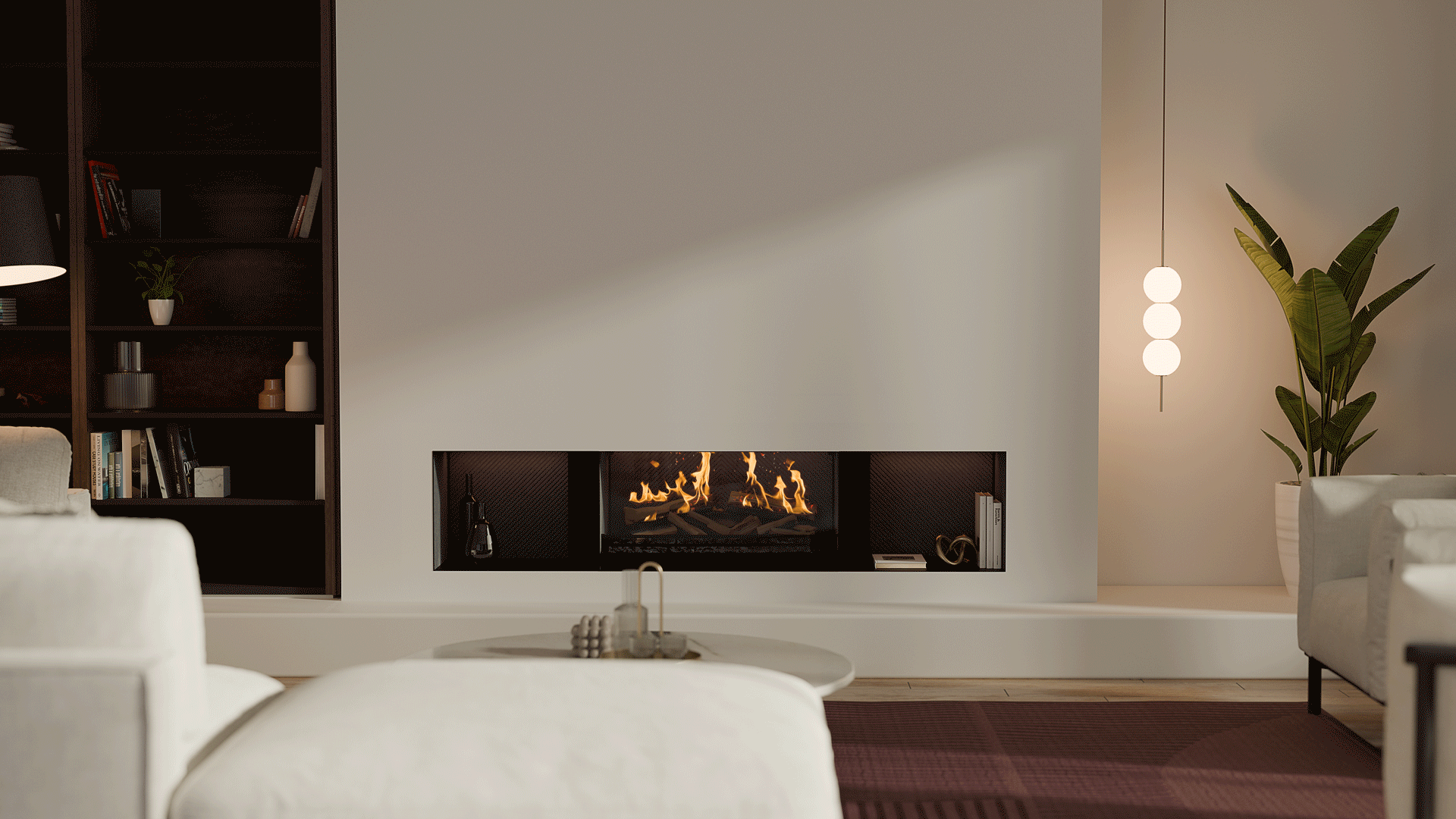 Escea LE800 Holographic Electric Fireplace