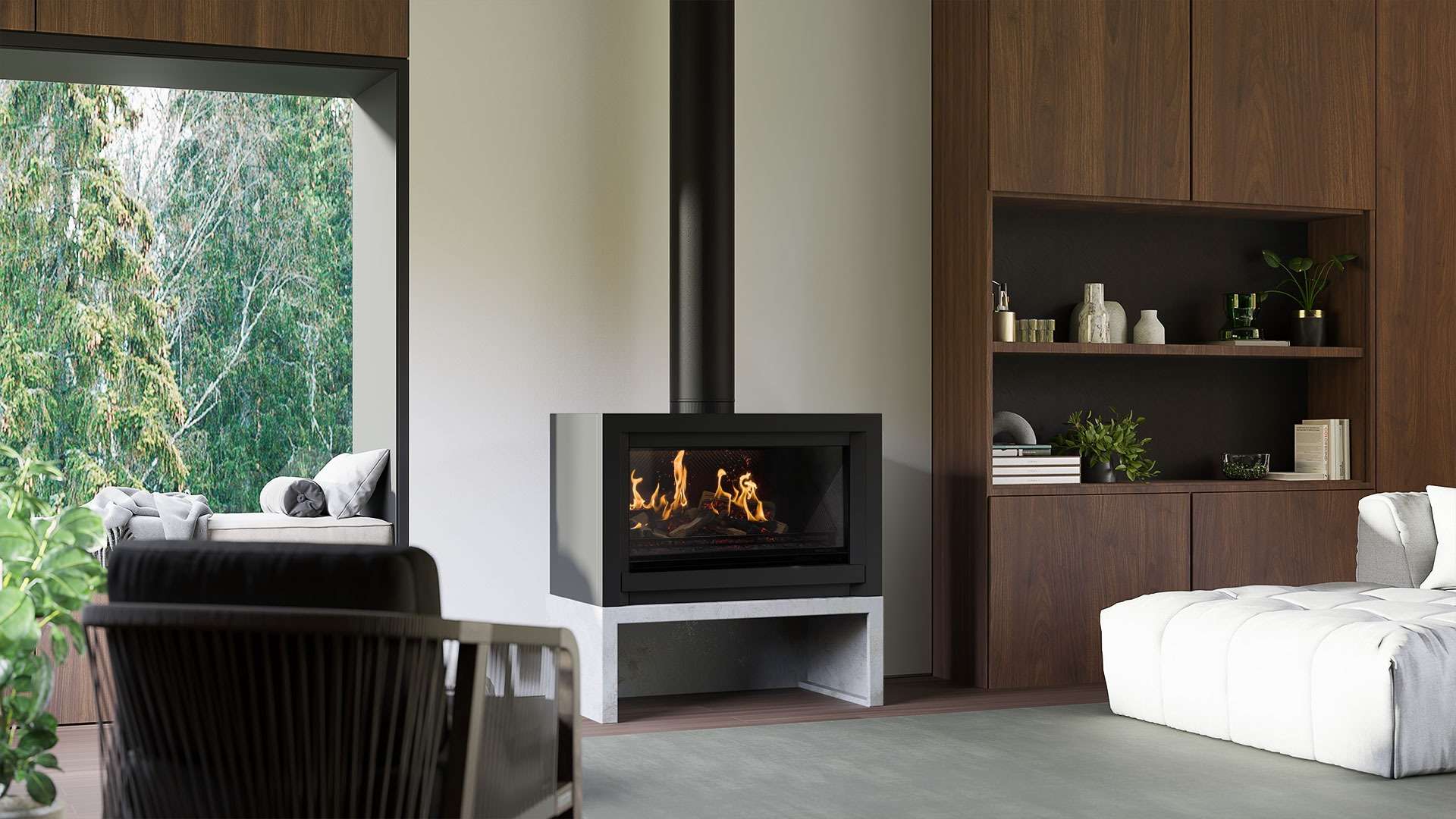 Escea LFS800 Holographic Electric Fireplace