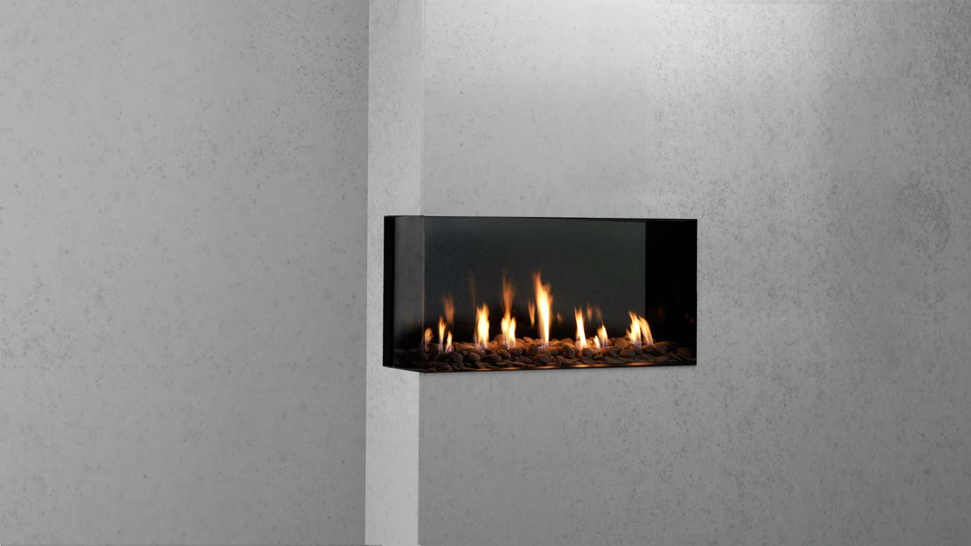 MODE KS1460 Corner Gas Fireplace Thumbnail