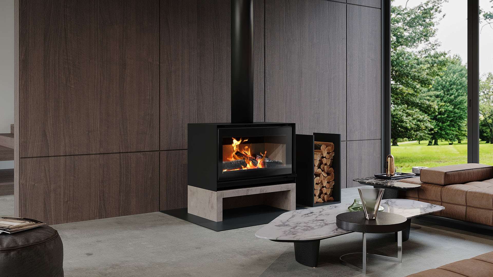 Escea TFS1000 Freestanding Clean Air Fire